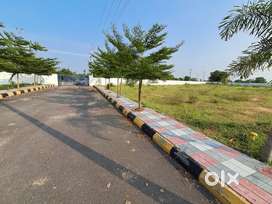 Hmda approval plots sale Beside Tukkuguda 100feet road facing layout