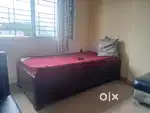 Single bed with storage and mattress and sofa
