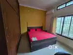 Fully furnished 2 BHK house for rent in 1st flr for family