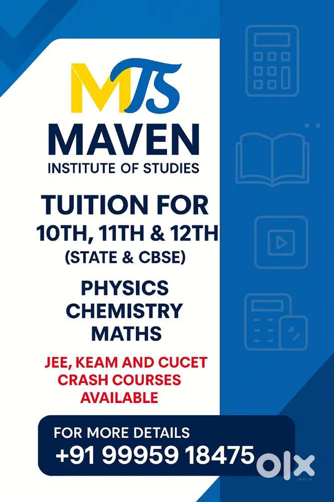 Female Physics, Chemistry and Maths Teacher required