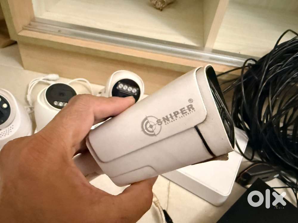 5 CCTV Camera with bullet and sniper Camera