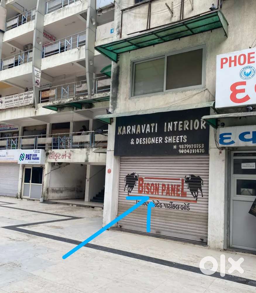 Ground floor shop for sell 516 sqft