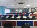 10000 sqft full furnished office for rent in udyog vihar 5 lakh & tax