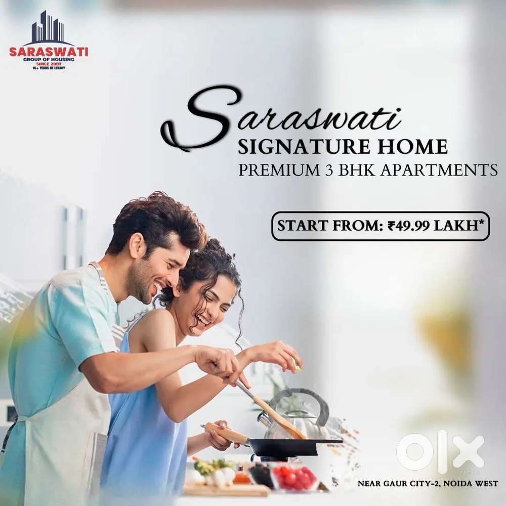 Ready to move 3bhk - near gaur city - 50 lakh only*