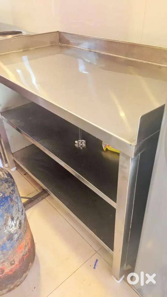 Brand New Restaurant SS Kitchen double Sigri Burner and Masala Table