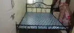 Queen size iron cot