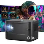 4K Android Dual Band WiFi6G (600 ANSI) Netflix Prime YouTube Projector