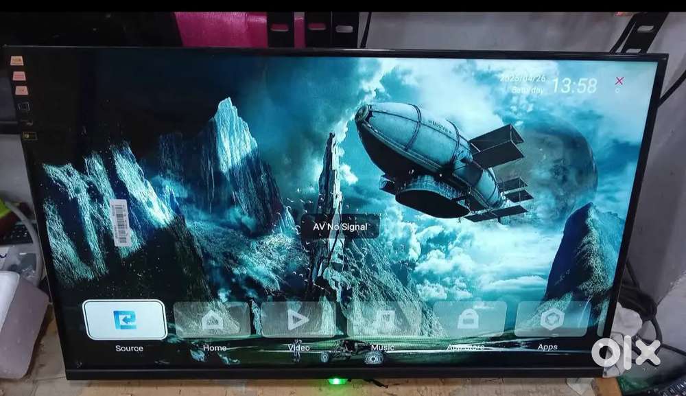 43 inch smart android frameless led tv with 600 live free