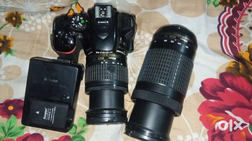 Nikon 5600d with Dual lens brand new condition