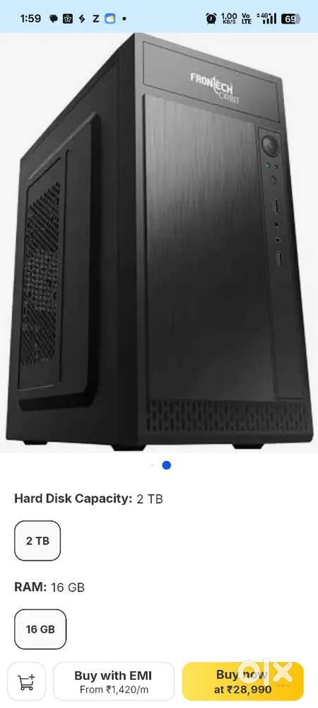 Full setup monitor cpu and keyboard mouse 4 months use NO1 CONDITION