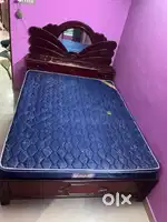 Bed and Matress, Dining table 4 seater