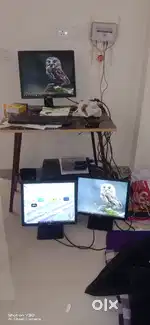 Sell for computer set and  extra 2 screen