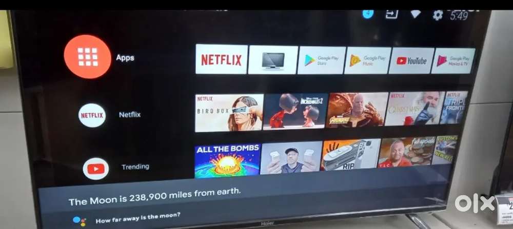 HAIER LE40K7700GA ANDRD SMT 40 LED

TV For Sale