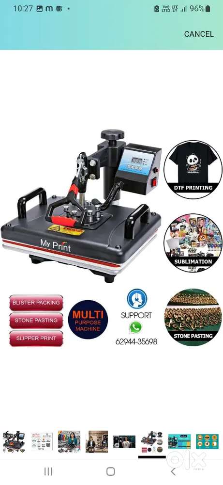 Tshirt printing machine