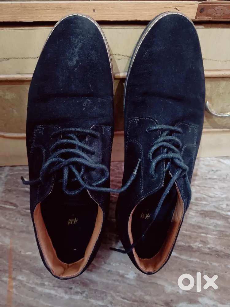 H&M MEN DERBY BLACK SHOES Size 7