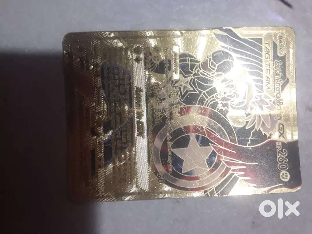 Pokemon pokemon card card it is a real card and it is a golden card