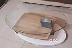 Glasstop center table