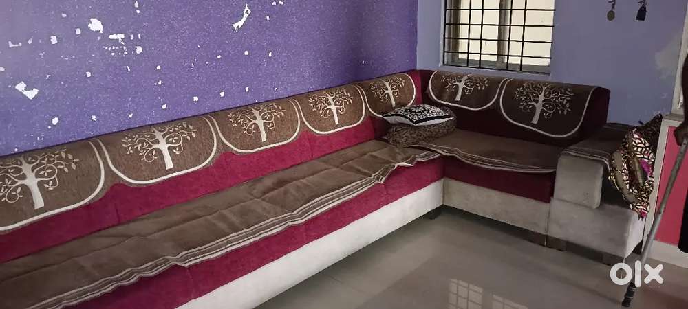 SOFA SET WITH TIPOI AND INDAIN BETHAK