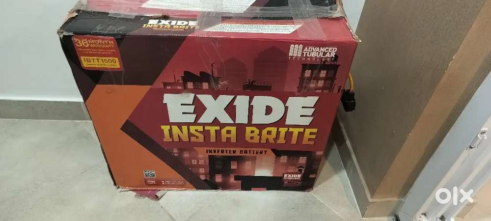 Exide Inverter with battery and cover for sale