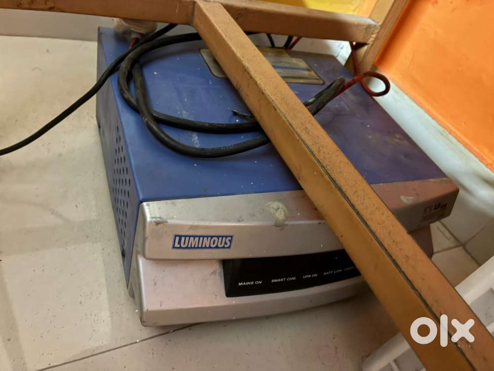 Luminous inverter with battery