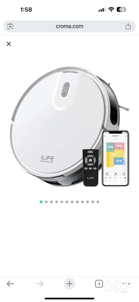 ILIFE V20 Robotic Vacuum Cleaner@11500