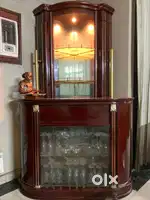 Collapsible Rose Wood Bar with counter for SALE !