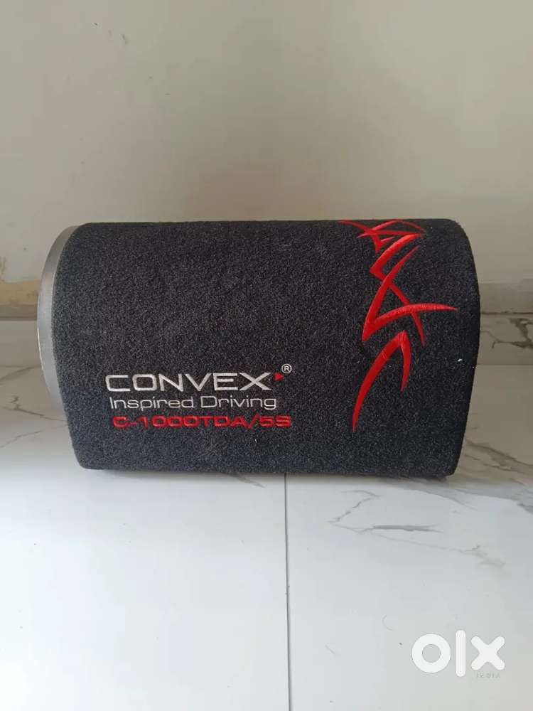 Convex subwoofer for car,bus or traveller