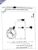 Jda approved plot in  custom Enclave-II,  Shivdaspura. sorry to broker