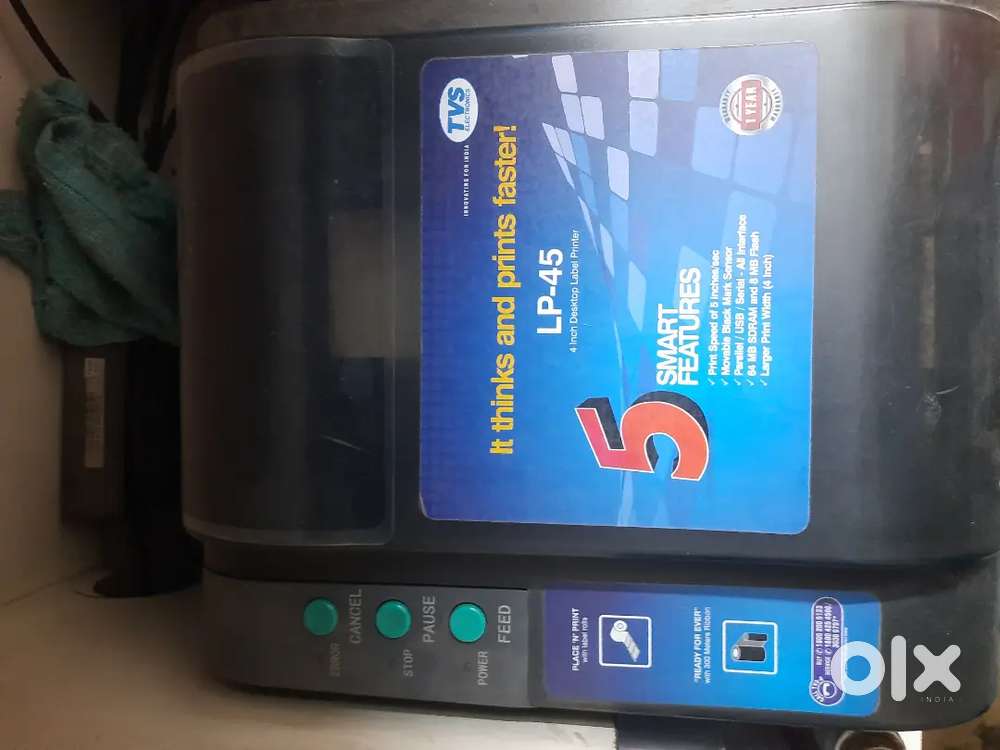 TVS LP-45 Barcode Printer - Excellent Condition
