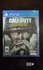 Call of Duty: WWII (PS4) -Brand New Unused, Seal Pack Price Negotiable
