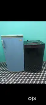 I'd67 whirlpool fridge & godrej washing machine combo