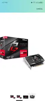 AMD RX 550 4GB GDDR5