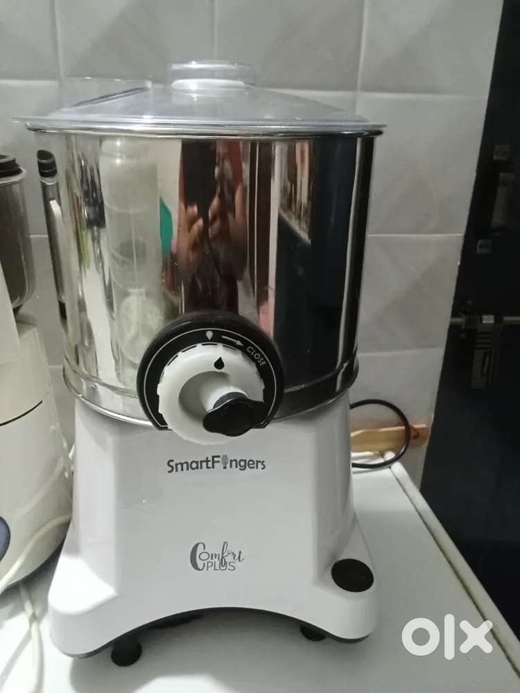 Smart finger wet grinder