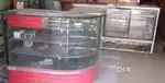 L-shaped glass display counter 2 Nos