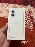I phone 16 128 gb brand new white color, box pack