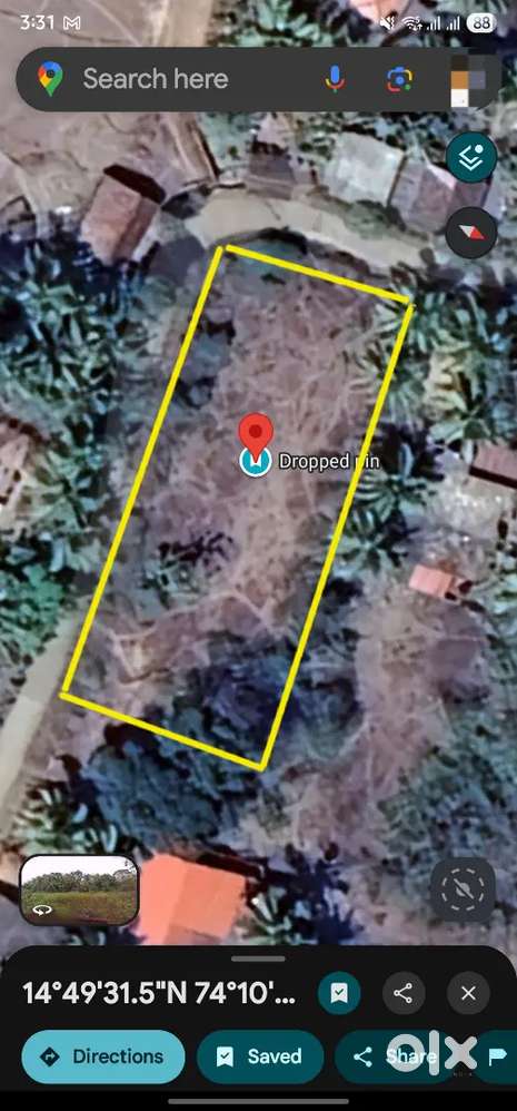 Land For Sale in Shirwad, karwar