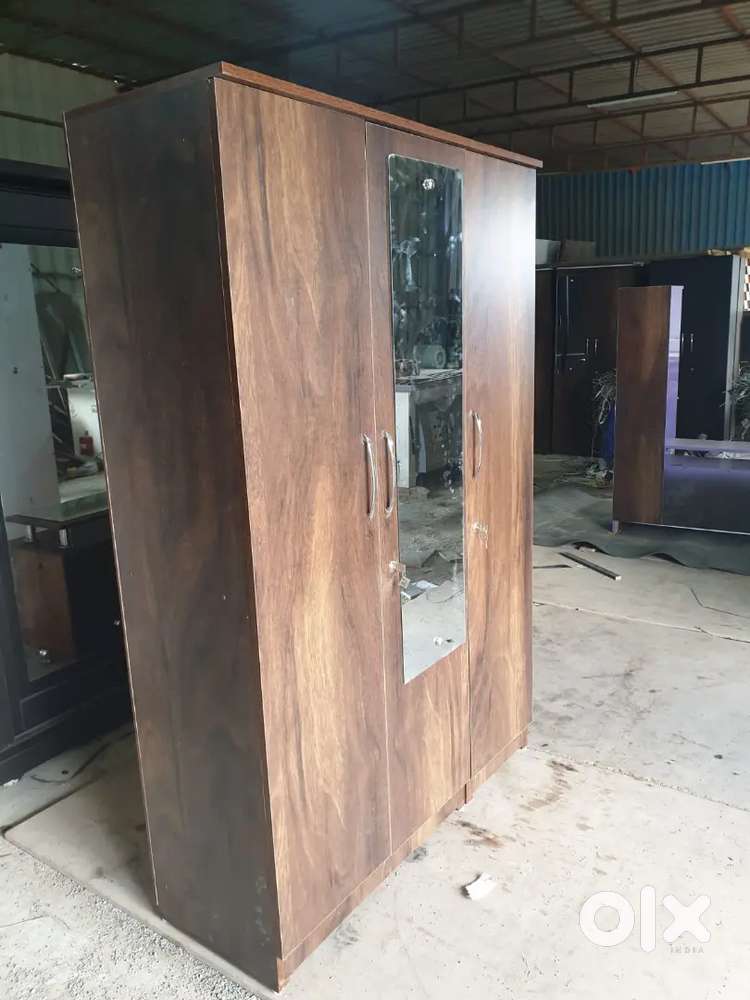 Brand new 3 door Cupboard almirah  factory Sale from Alpha furnishings