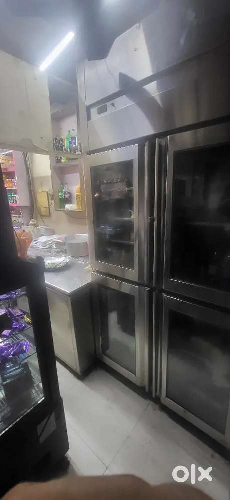 Fridge for dairy and wine shop