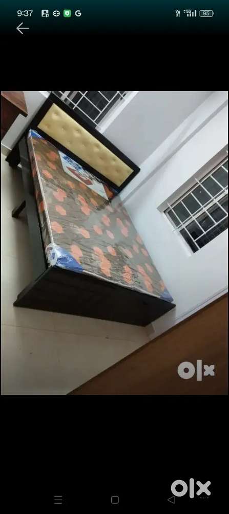 BRAND NEW QUEEN SIZE COT WITHOUT STORAGE MADE OF ASSAM TEAK WOOD