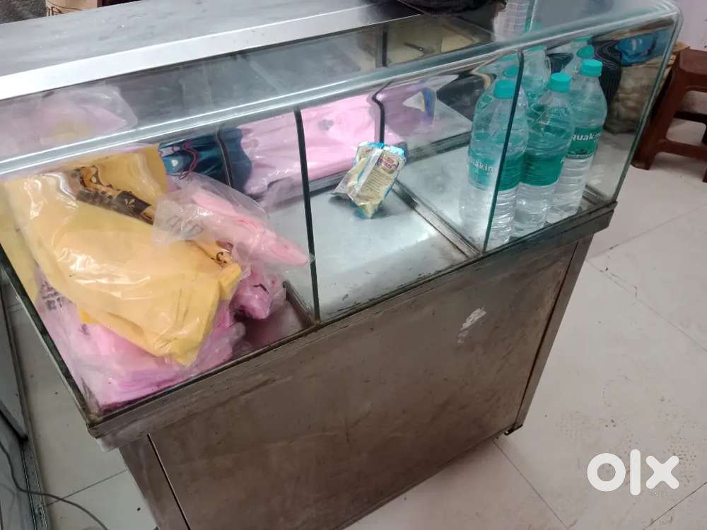 Snacks shop counter