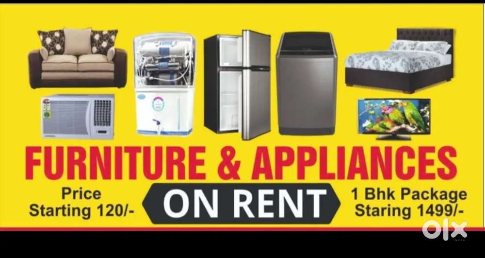 Furniture Appliances on RENT Sabse sasta Guarantee