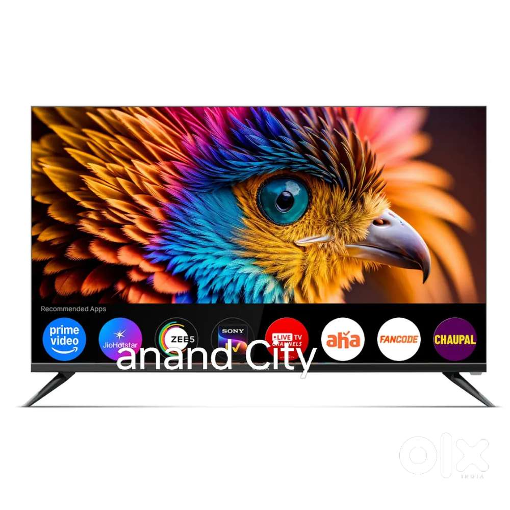 43 inch smart android frameless brand new led tv with 600 free channel