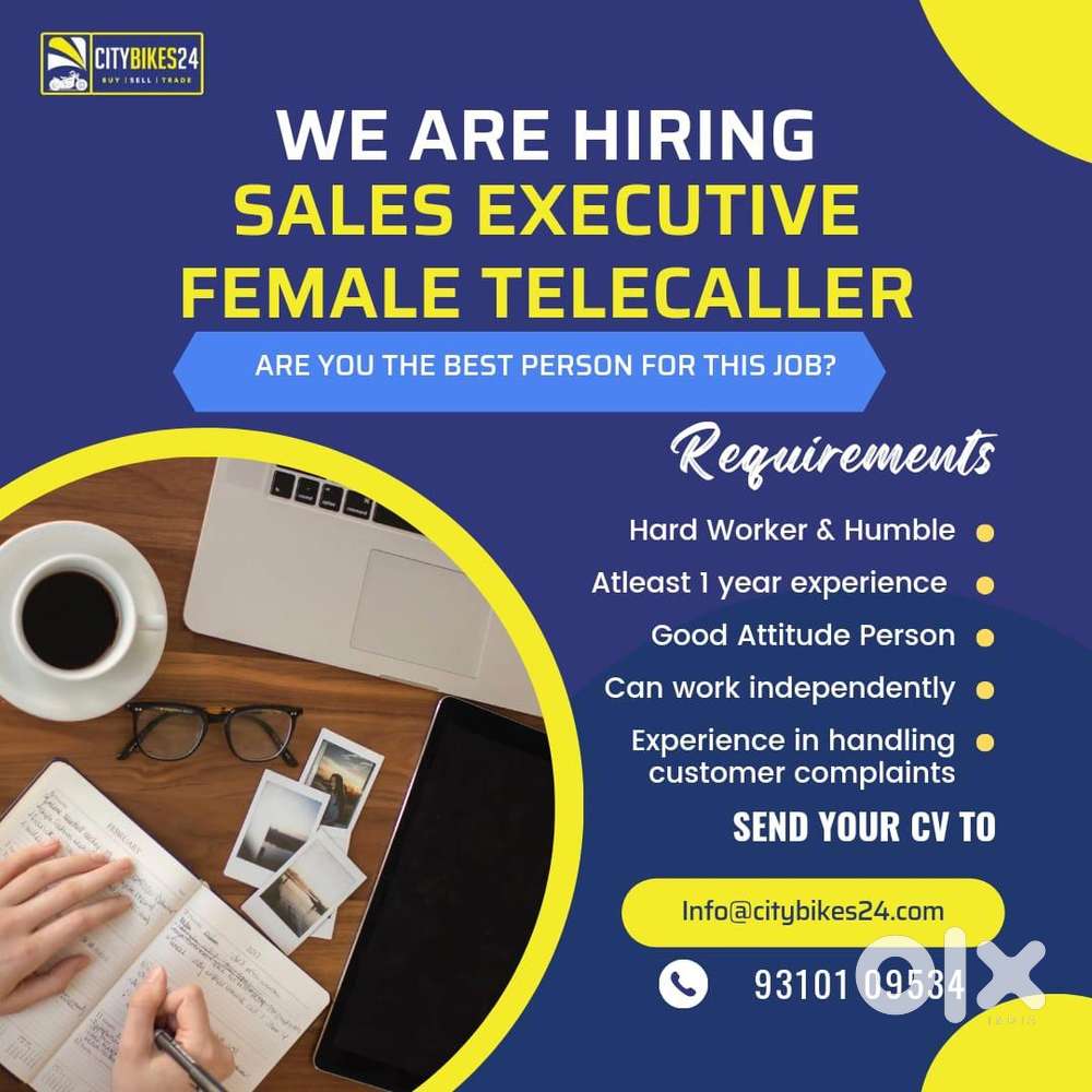 Sales executive and female telecaller