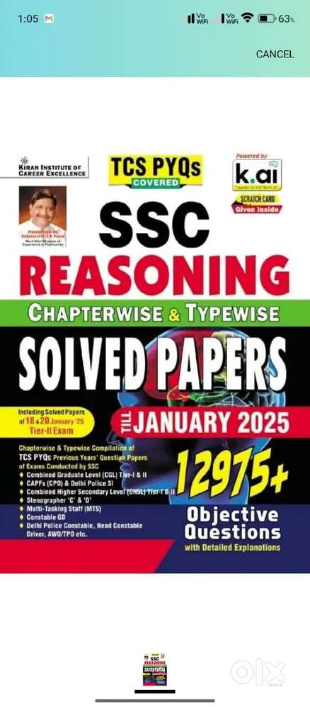 SSC Books from kiran publications