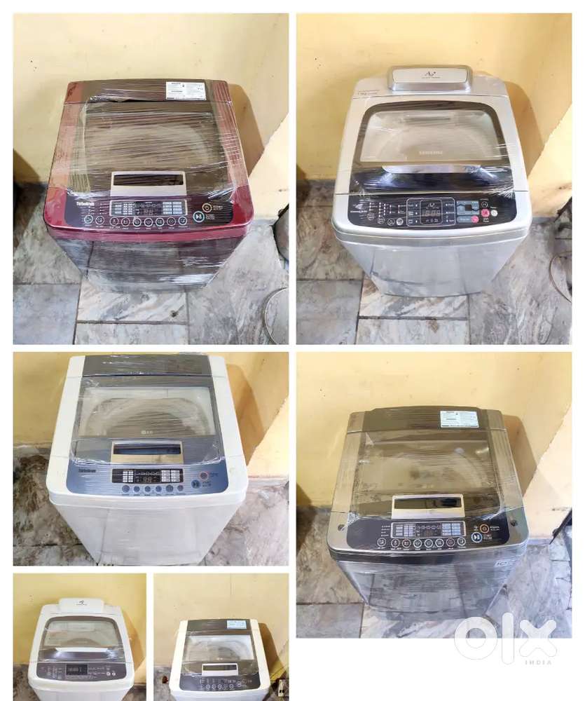 Gently used fully automatic washing machines with 1 year full warranty