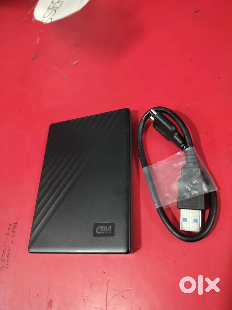 2tb wd my passport external hard disk perfect working and new looking