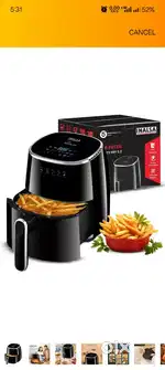 Air Fryer 5.5 liter Inalsa