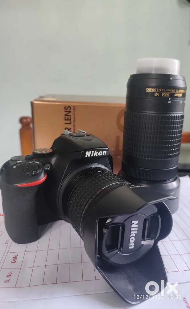 Nikon D5600 + Kit Lens + 70-300mm Lens Low Shutter Count