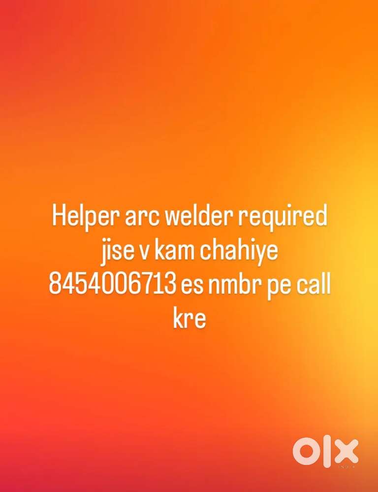 Helper arc welder