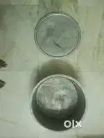 Big rice or curry cooking bowl & water steel pot
